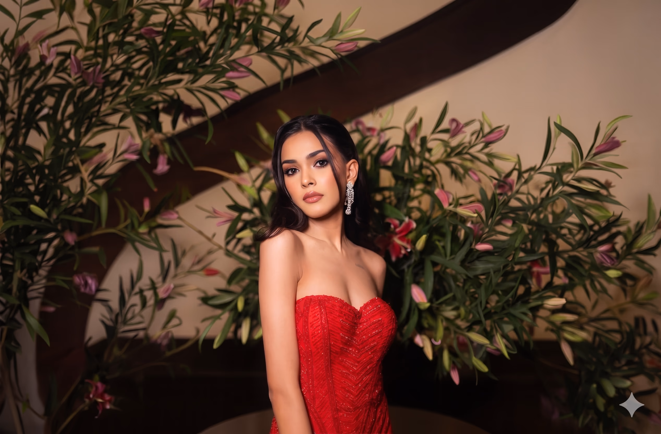 Luxury event and evening glamour makeup by Elani makeup artist, professional makeup artist Dubai UAE